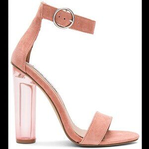 Steve Madden Teaser Heel in Coral Suede